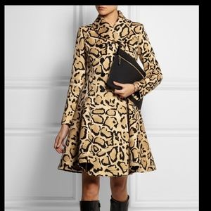SOLD Gucci Leopard-print Wool Coat (40)